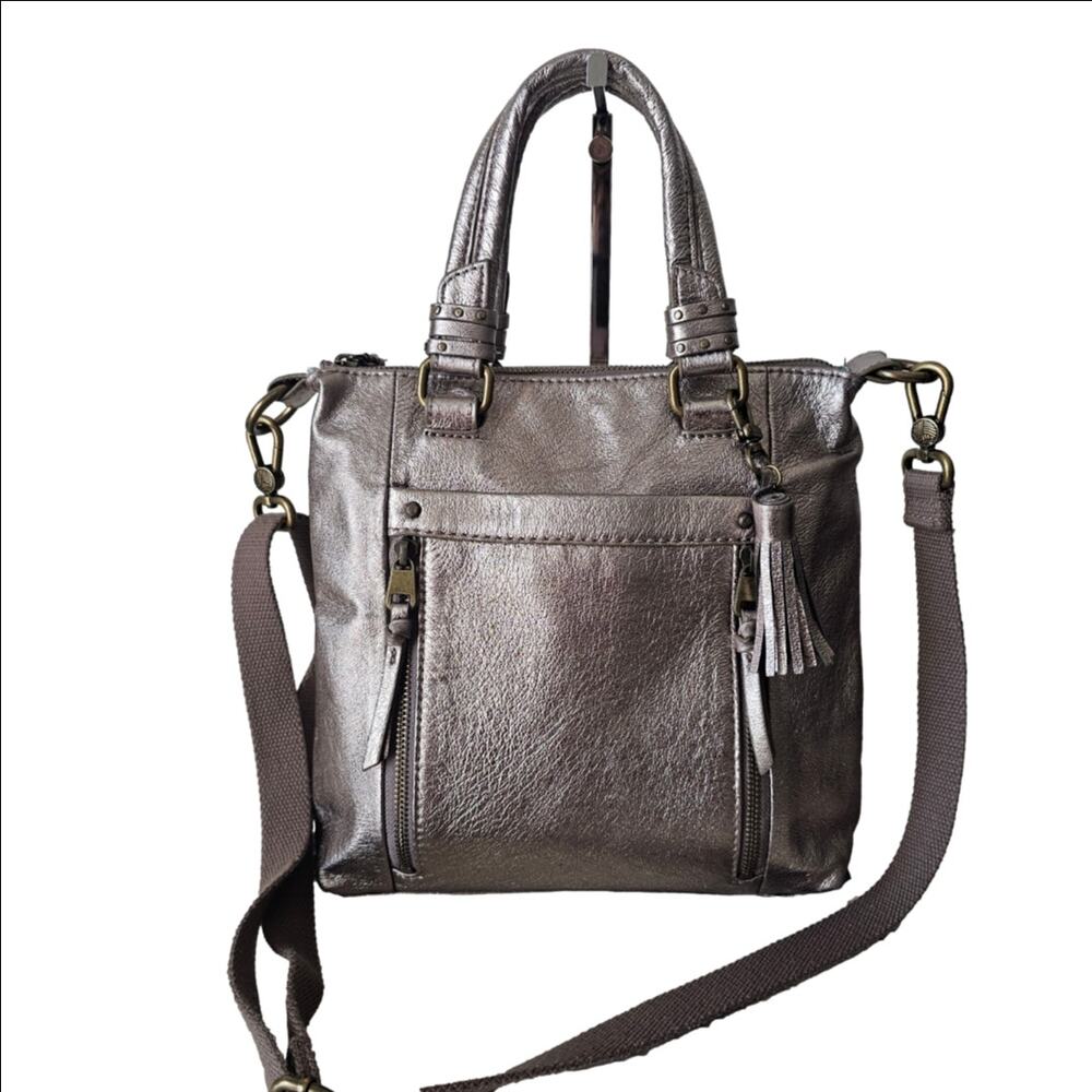 The Sak Sequoia Metallic Leather Crossbody Bag